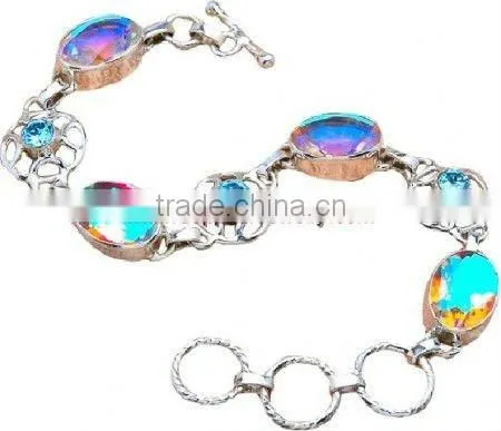 Genuine Gemstone 925 Sterling Silver Ring Handmade Jewelery Indian Jewellery RNCT1156-3 Bracelets