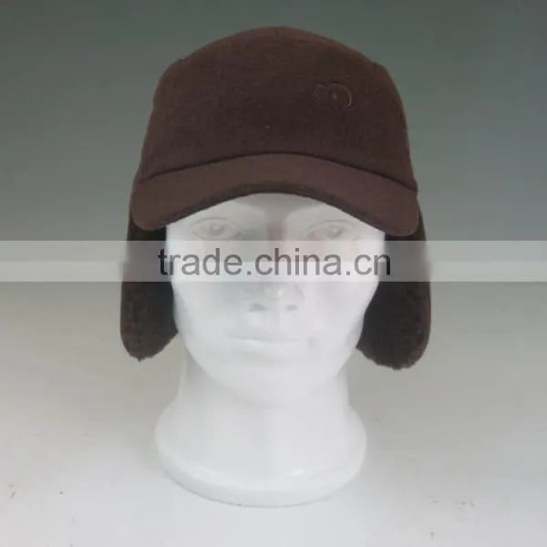 Winter Baseball Cap With Fleece and Ear Muff photo-2