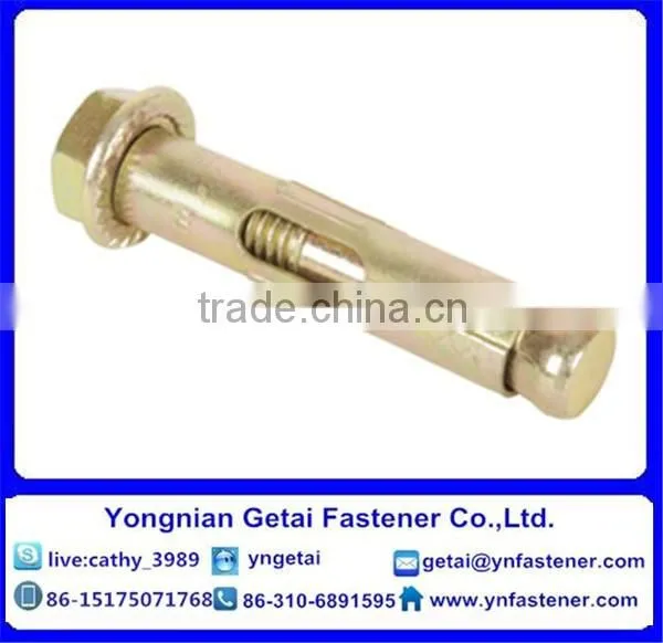Zinc Yellow Flange Nut Sleeve Anchor photo-4