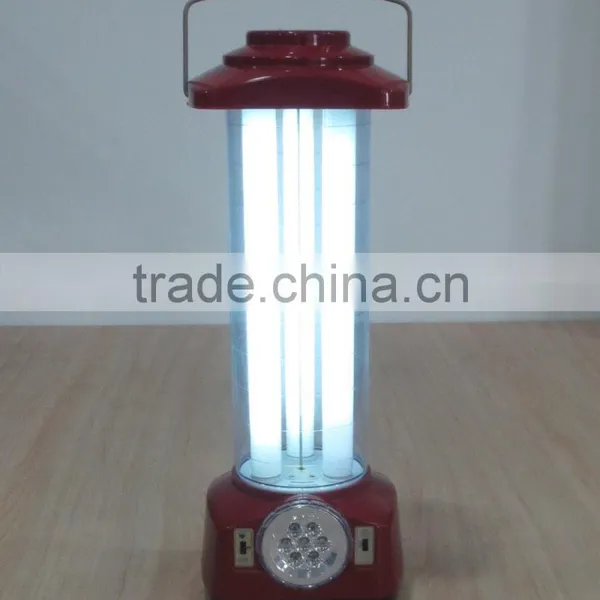 Rechargeable 3x10W Tubes Outdoor Camping Lamp With LED Torch MODEL HT-30L photo-3
