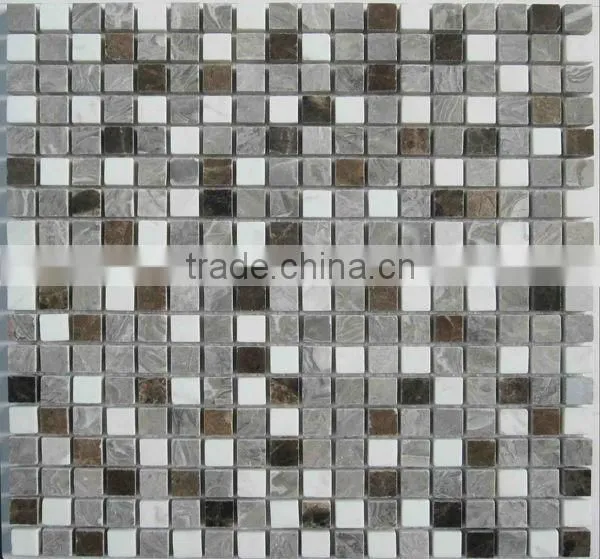 Glass Mosaic Mix Stone Grey Crystal Mosaic