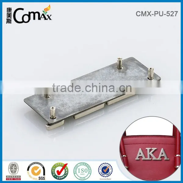 Shiny Silver Custom 3D Metal Brand Logo photo-3