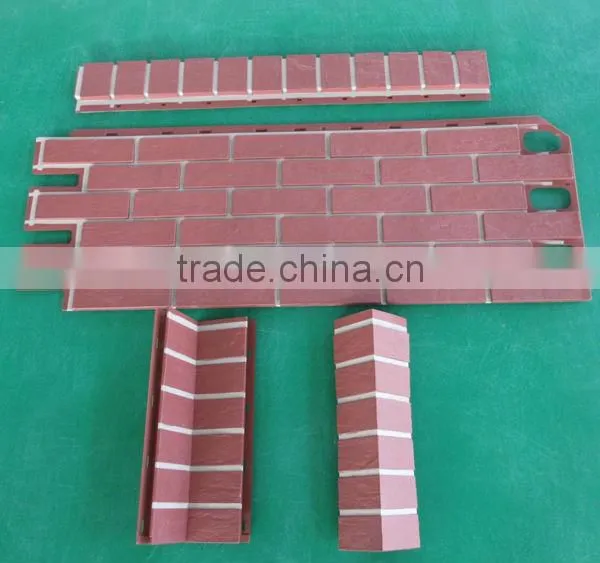 Faux Brick Exterior Wall Siding (Model:VD100401, Color:VDC116)