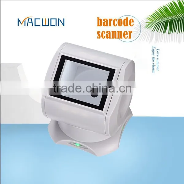 Fixed mount cheap rotatable micro usb mini 2d supermarket barcode scanner