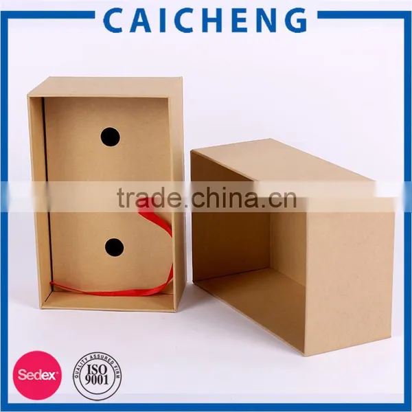 Hot Sale High-end Handmade Rectangle Kraft Gift Box for Electronics photo-3