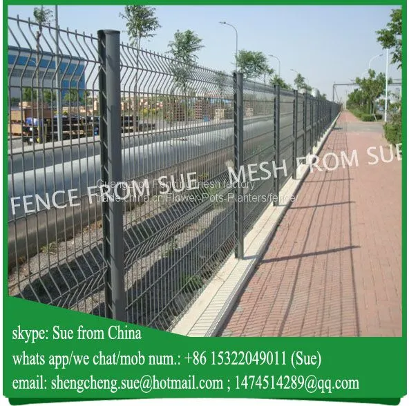 8ft High Railway Used Fencing Steel Welded Wire Fencing Panel photo-2