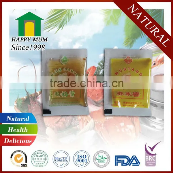 Factory Mini Packing Sauces Soya Sauce Plum Sauce Mustard Sauce 8g photo-4