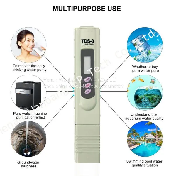 water testing TDS meter price/ph ec tds meter / digital TDS controller