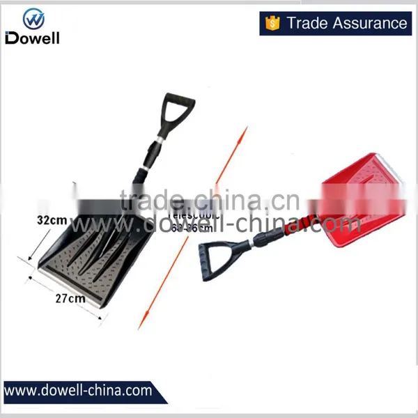 Large D Shape Grip Portable Plastic Snow Shovel photo-2