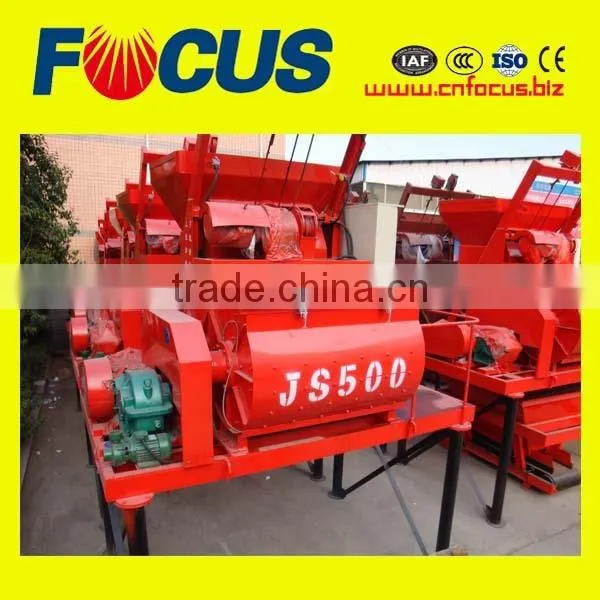 Strong Performance High Quality JS500 Self Loading Towable Concrete Mixers photo-2