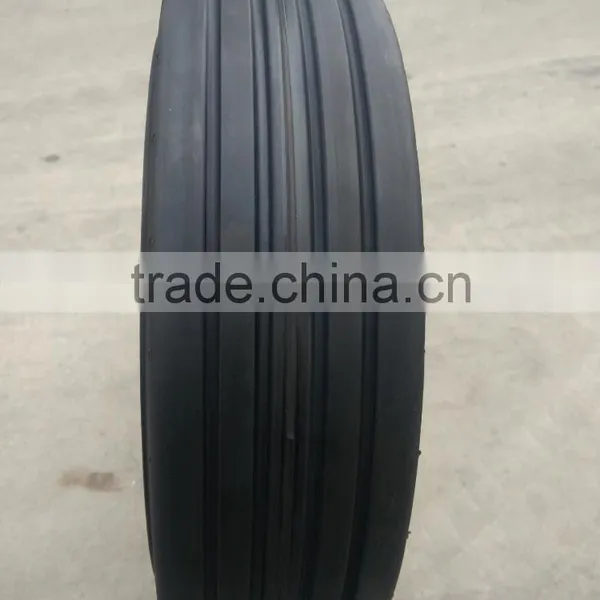 Discount Black Solid Tire Press White Split Rim 4.00-8 Wheel for Trailer photo-5