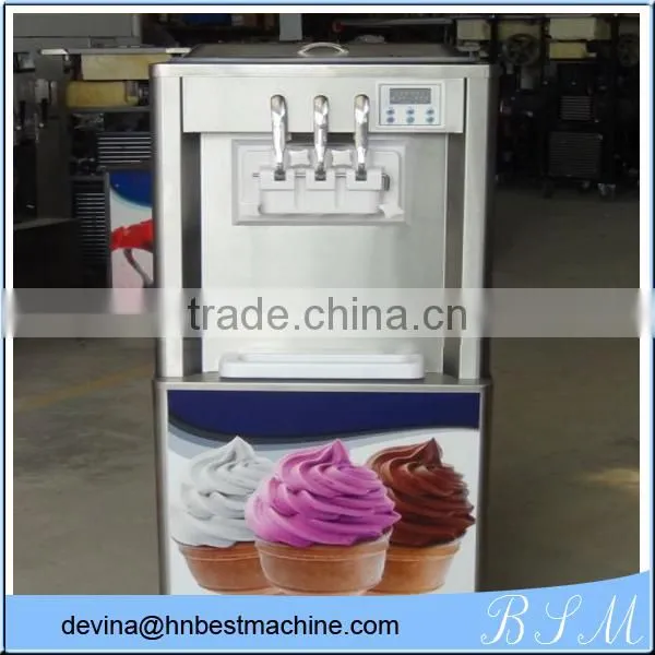 Power Saving 2+1 Mixed Flavors Soft Serve Ice Cream Machines photo-2