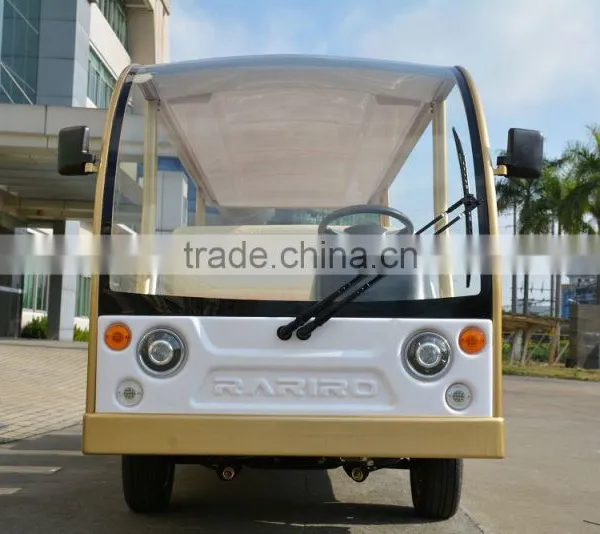 Latest Model Amusement Park 14 Passenger Electric Tourist Shuttle Bus photo-4