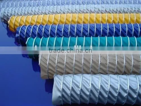 PVC Fire-resistant Air Duct in Orange Color photo-3