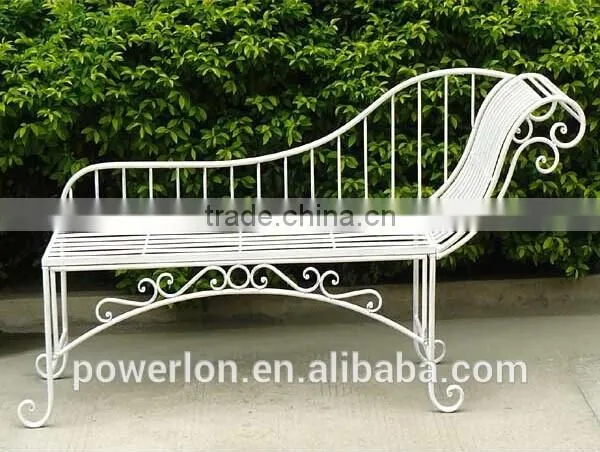 Royal Luxury Garden Metal Daybed Bed Bench photo-2