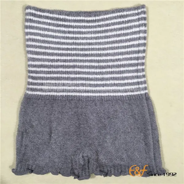 Widened Elastic Haramaki Strip Short Pants in Winter photo-2