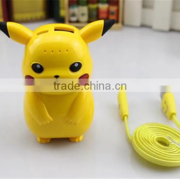 2016 New Arrival Universal Mobile Power Bank 10000 Mah Charging Treasure Cartoon Pokemon go Cute Pikachu photo-4