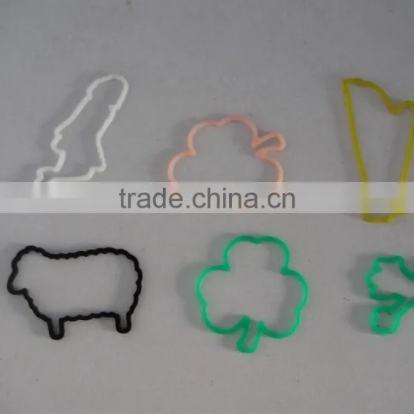 Christmas Tree Cartoon and For Deformation Silicone Rubber Band Silicone Rubber Band photo-3