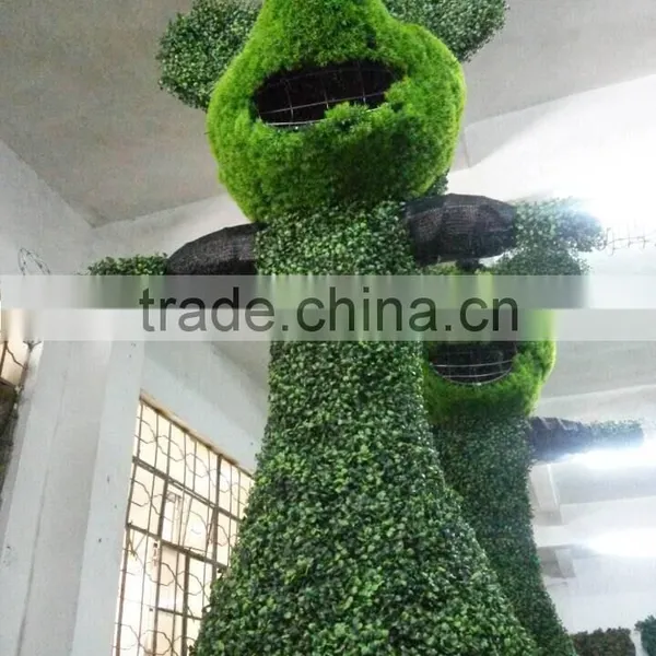 Eco Friendly /Wholesale Fake Grass Animals Artificial Grass Topiary photo-3