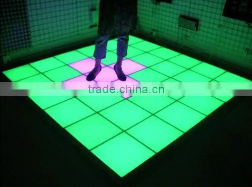 New Style abundant 16 colors change plastic square LED floor for club/ pub/ home/ hotel occasion