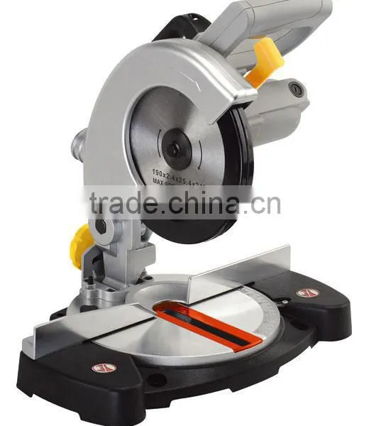 Portable 1400W Plastic Base Aluminium/Wood Cutting Saw Electric Power Mini 210mm Compound Miter Saw GW8004 photo-6