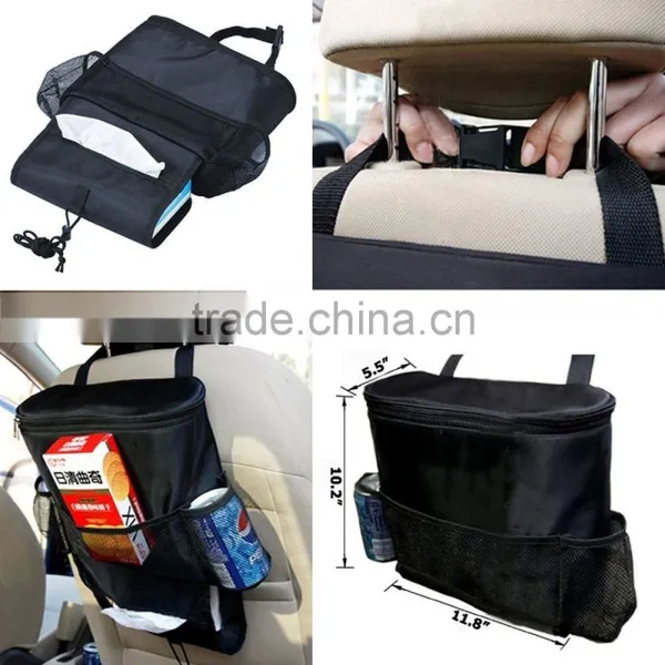 Car Seat Back Organizer Multi-Pocket Travel Storage Bag photo-3
