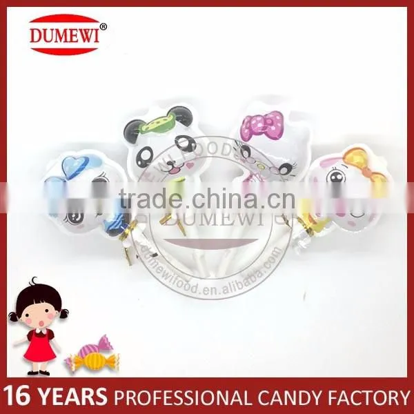 Lovely Animal Shape Lollipops Candy With Funny Pen Cap Toy photo-2