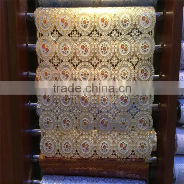China Factory Rectangle Lace Oilproof Dining Table Cover Easy Care Pvc Printed Table Cloths photo-3