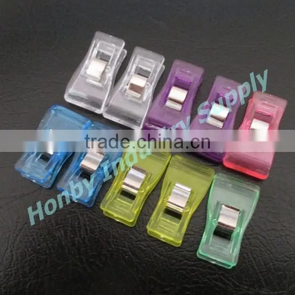 Middle Size 33mmx18mm Quilt Binding Plastic Clips Clamp For Sewing Craft photo-5