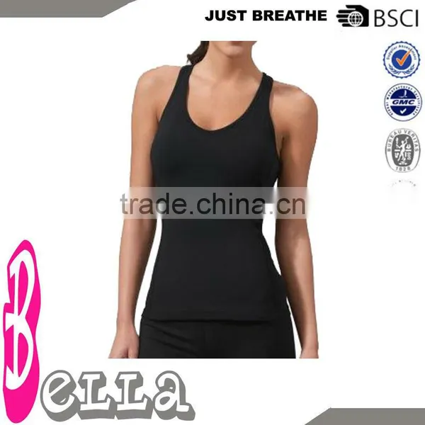 Cheap OEM Tight Ladies Sexy Slim Fit Yoga Crop Tank Top