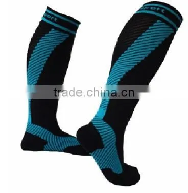 Sports Taping Stripe Compression Sport Socks photo-6