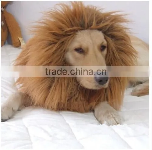 Pet Costume Lion Mane Wig for Dog Cat Halloween Clothes photo-3
