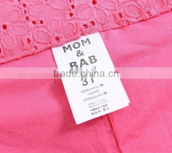 Latest High Quality Mom and Bab Branded Girls Shorts Woven Design photo-6