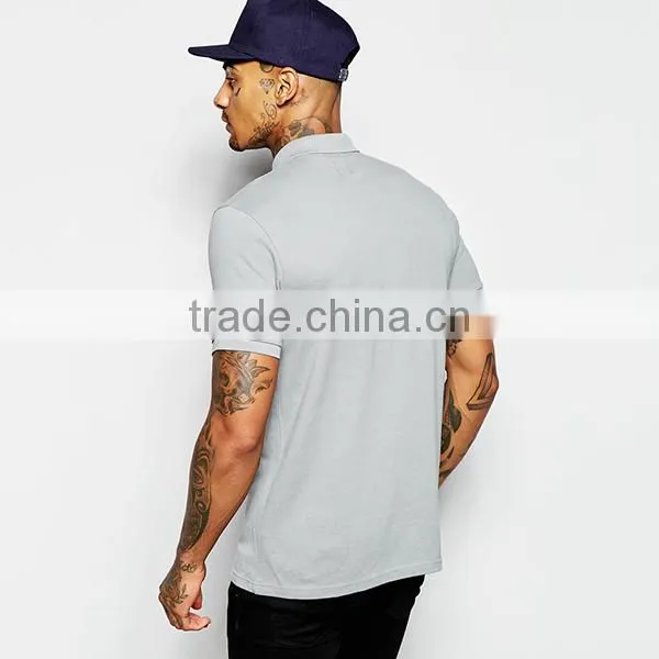 Custom Logo t Shirt Pique Polo t Shirt With Button Down Collar PS0112A photo-2