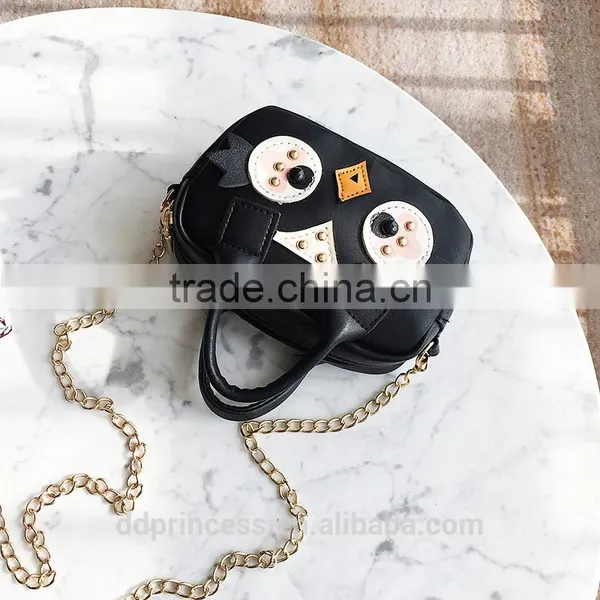 High Quality Mini Bag Black Female Hand Bag Cartoon Lovely Kid Bag photo-3