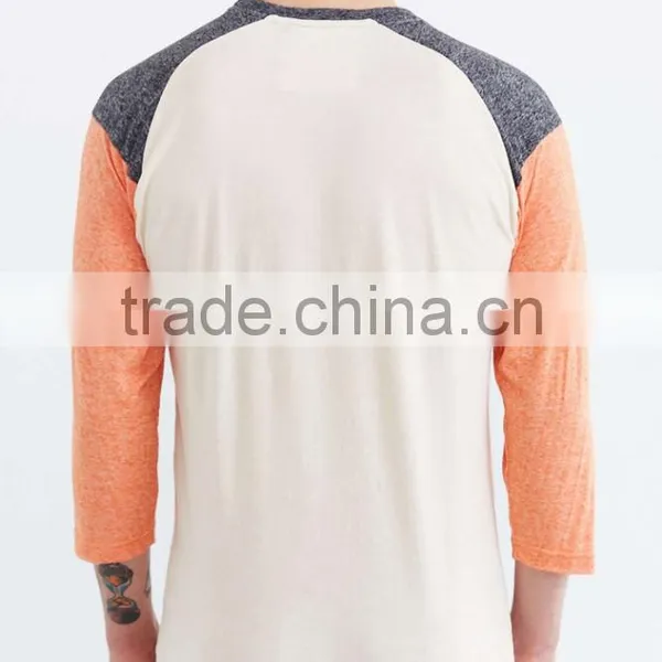 2016 New Design Custom Raglan T-shirt With Orioles Printed Front photo-4