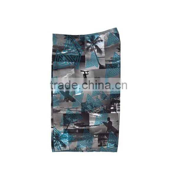 New Design 100% Polyester Men Board Short, Peach Beach Shorts photo-4