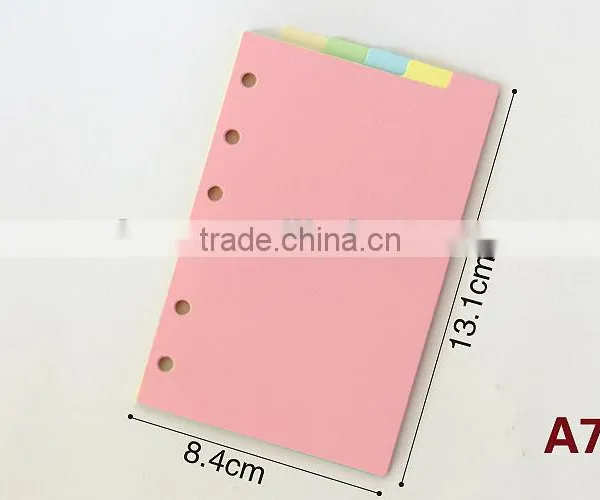 A5/A6/A7 Card Paper Index Pages for Planner Paper Spacer for Notebook photo-2