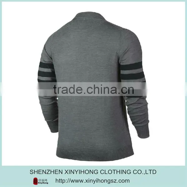 Hot Selling Mens Brands Polo Collar Gym Knitwear photo-2