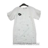 Women Fashion Puff Sleeve Short Dress Beaded Dress photo-3