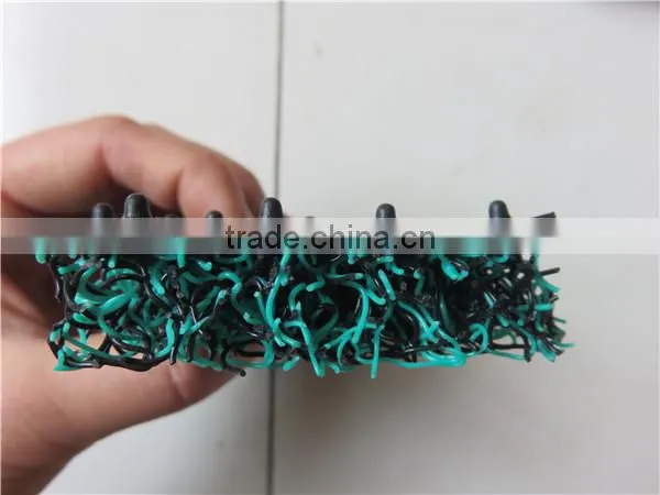 13mm 3.7kg/sqm Cheap and Eco-friendly Double Color PVC Car Mat With Nail Backing for Malaysia Market photo-3