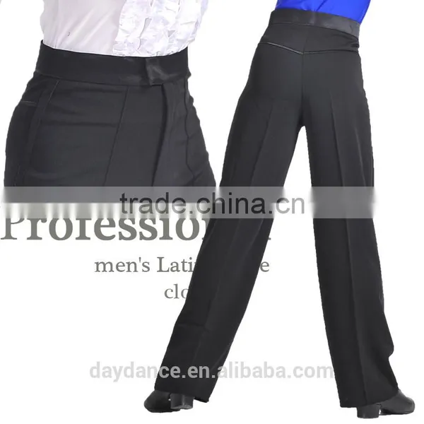 New Boys Latin Dance Black Pants Kids Ballroom Modern Latin Dance Pants photo-4
