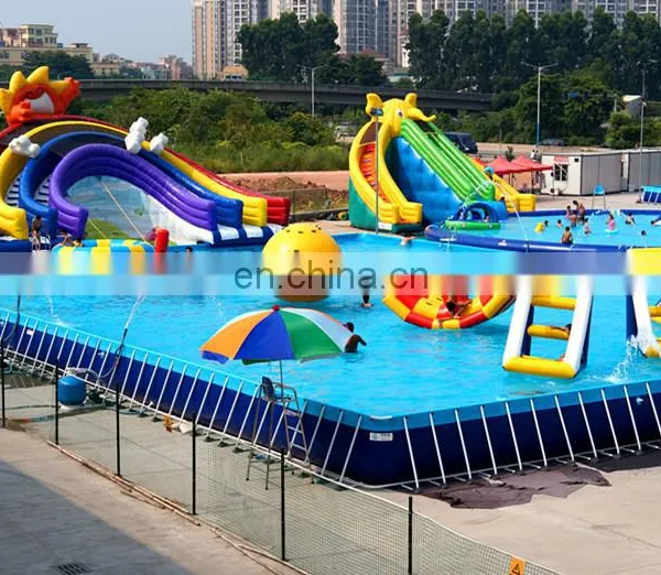 Water Park Metal Frame Blue Ocean Bracket Swimming Water Pool For Kids And Adult photo-6