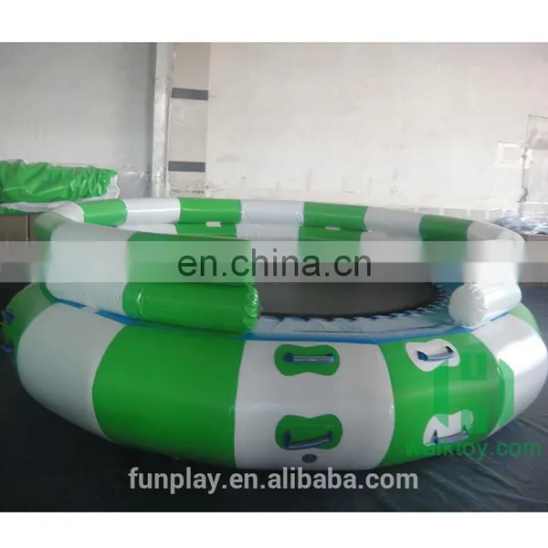 HI Gaint Outdoor Inflatable Orbit Water Trampoline With Solid Net photo-4