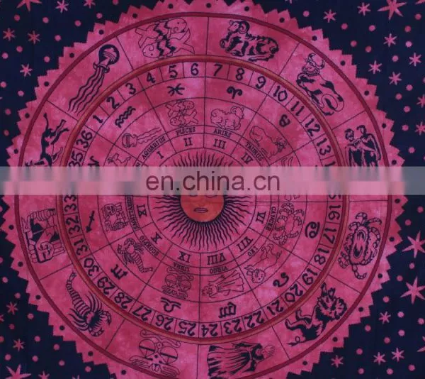 Indian Mandala Queen Cotton Hippy Wall Hanging Tapestry Throw Bedspread Bed Decor Sheet Ethnic Decorative Beach Textile photo-3