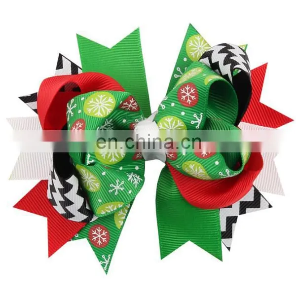 Dovetail Bowknot Hairpin Children Kids Christmas Ornaments Headdress Baby's Hair Accessories Holiday Gift Set photo-5