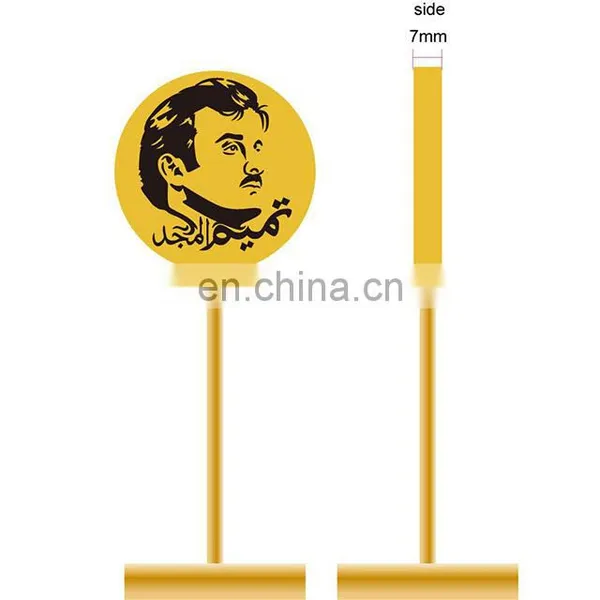 Top Quality Gold Plated Qatar Sheikh Souvenir Metal MIni Trophy