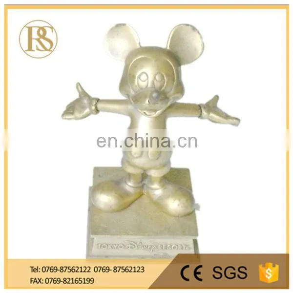 Zinc Alloy Gold Plating Mickey Metal Trophy photo-2