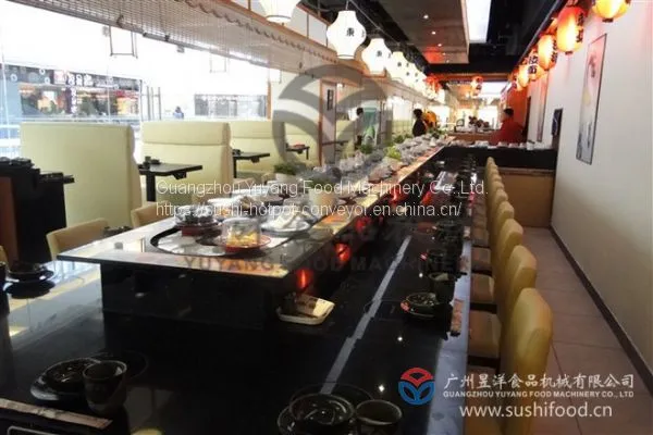 Conveyor Belt Sushi System Food Delivery System Sushi Bar Conveyor Belt Factory photo-2