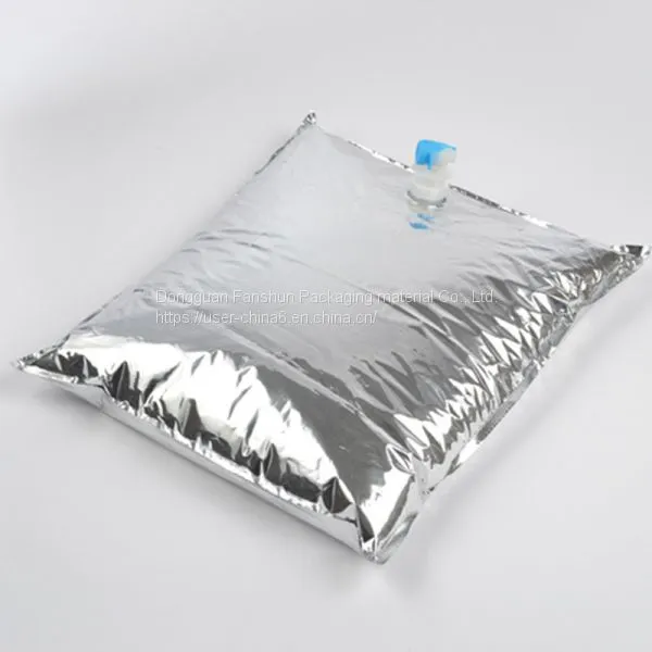 Customized Production 1-5L Red Wine Packaging Bags, Butterfly Valve Foil Packaging Bags photo-4